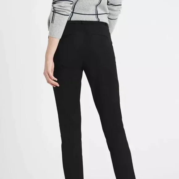 NWT! Banana Republic Black Bi-Stretch Modern Sloan Ankle Length 4P Pants! - Picture 3 of 8